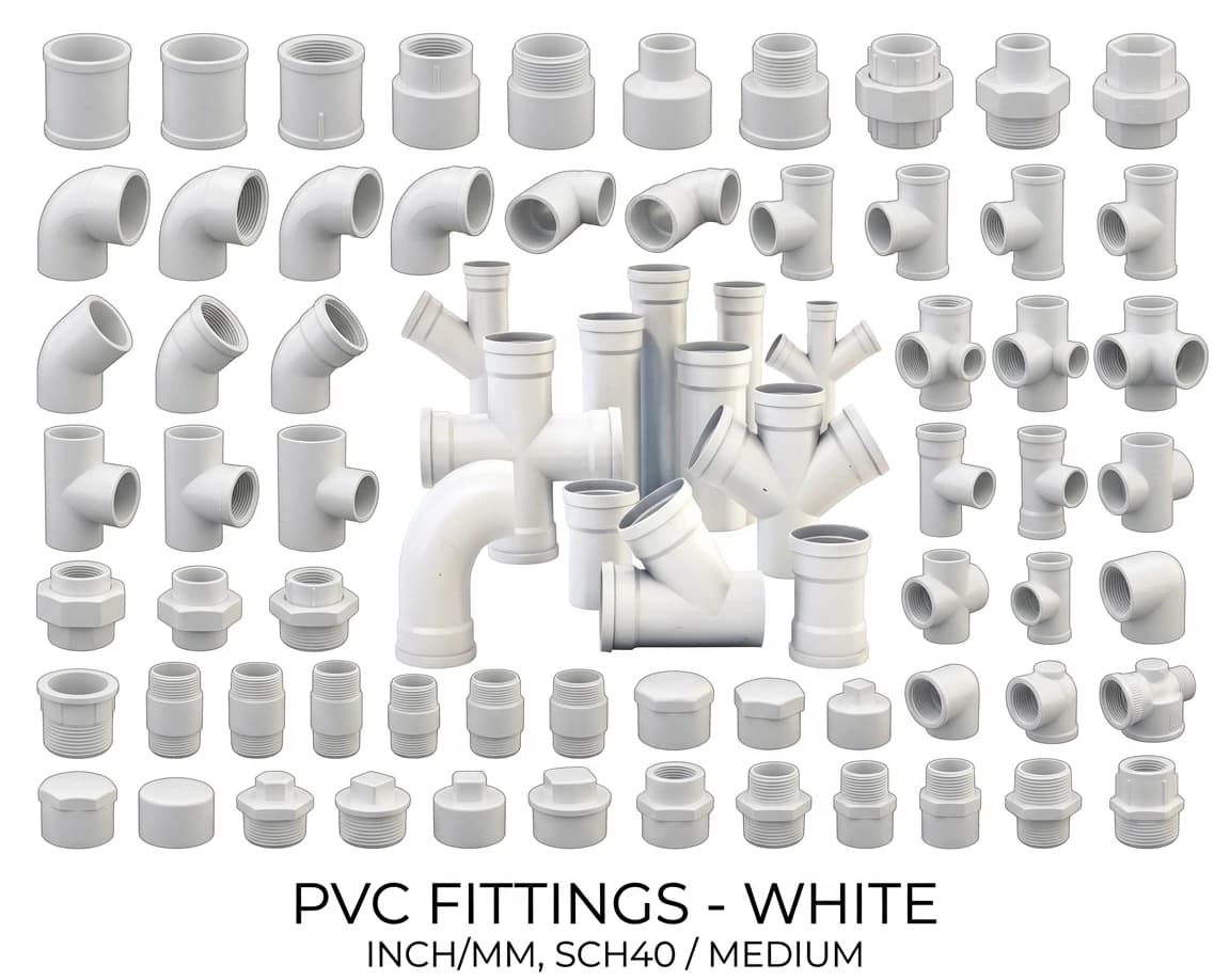 PVC Fittings - White