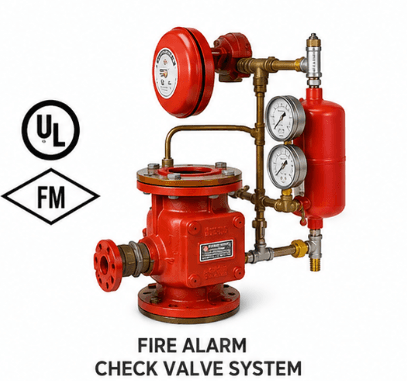 Fire Alarm Check Valve System